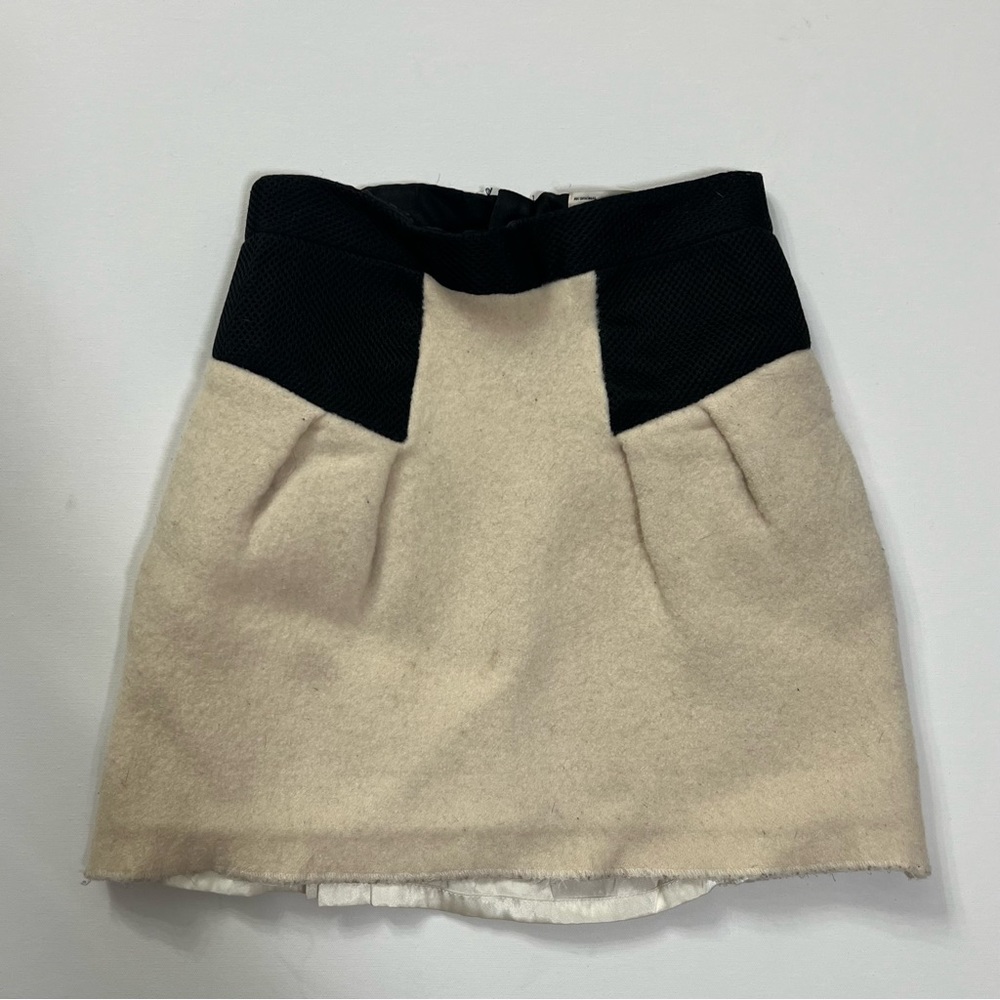 Milly of New York Black and Cream Skirt